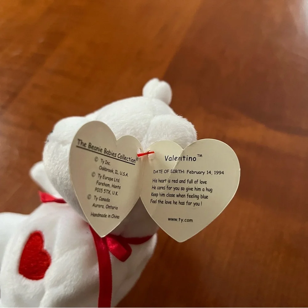❤️ Gift Set! Valentino Beanie Baby and Crate&Barrel Mug